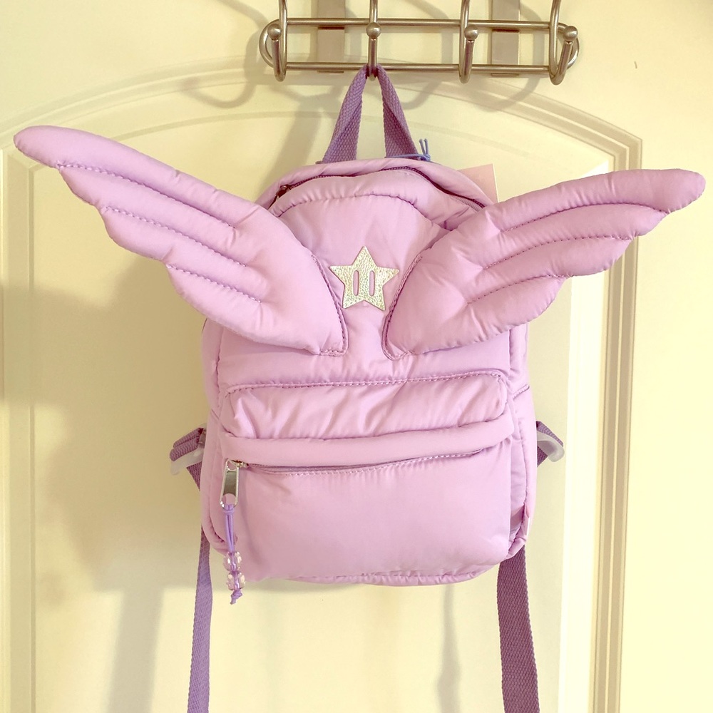 Lilac More Than Magic Small Winged Backpack